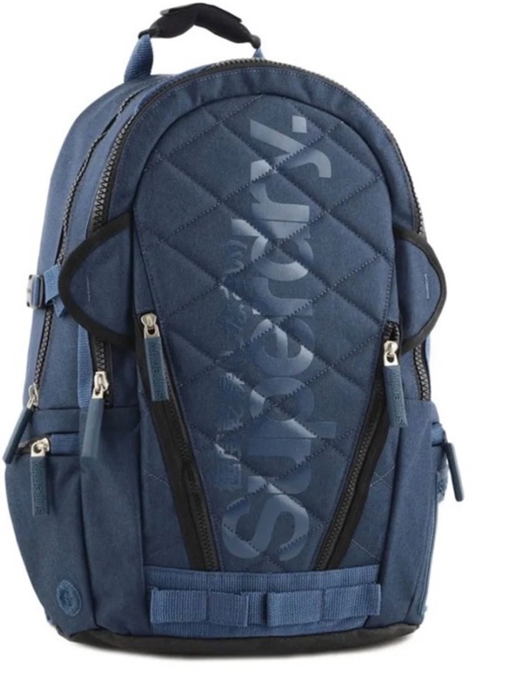 SUPERDRY QUILTED TARP U91LD005-JPC Blue EUC
